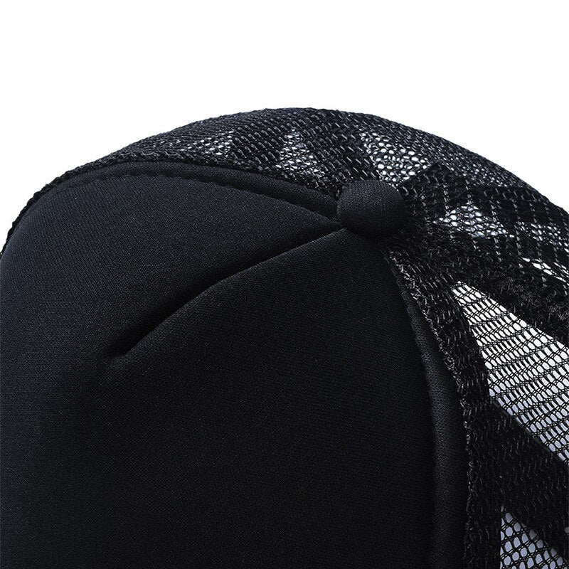 Bulletproof Youth League Hat Signature Baseball Cap Black Peaked Cap Mesh Cap Men And Women Summer Sun Hat