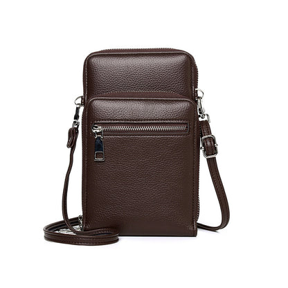 New Bags For Men Solid Color Zipper Bag Men's Messenger Bag Outdoor Messenger Bag Shoulder Tooling Bag