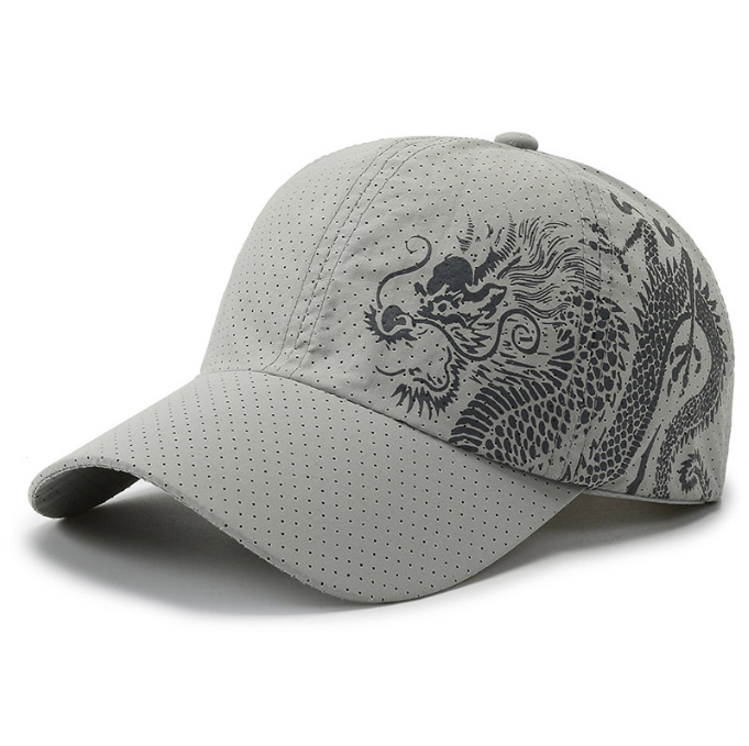 Spring and summer quick drying sports baseball cap Korean version simple men and women cap fashionable mesh breathable mount