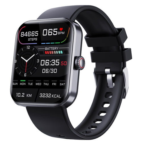 Smart Watch with Heart Rate, Blood Pressure, Body Temperature Monitoring, Sleep Tracking, Step Counter,