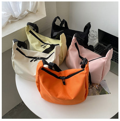 Spring And Summer Feeling Bag New Trendy Fashion Messenger Bag Simple Armpit Women's Bag Ins Girl Casual Bag