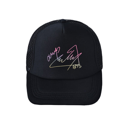 Bulletproof Youth League Hat Signature Baseball Cap Black Peaked Cap Mesh Cap Men And Women Summer Sun Hat