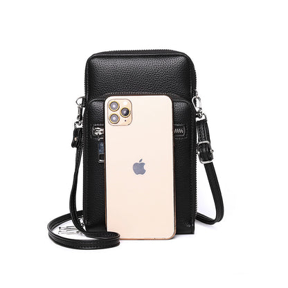 New Bags For Men Solid Color Zipper Bag Men's Messenger Bag Outdoor Messenger Bag Shoulder Tooling Bag