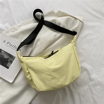 Spring And Summer Feeling Bag New Trendy Fashion Messenger Bag Simple Armpit Women's Bag Ins Girl Casual Bag