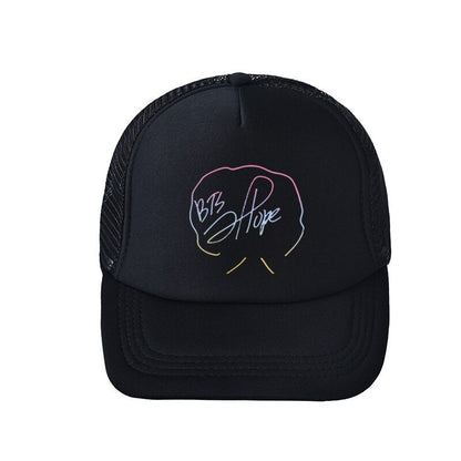 Bulletproof Youth League Hat Signature Baseball Cap Black Peaked Cap Mesh Cap Men And Women Summer Sun Hat